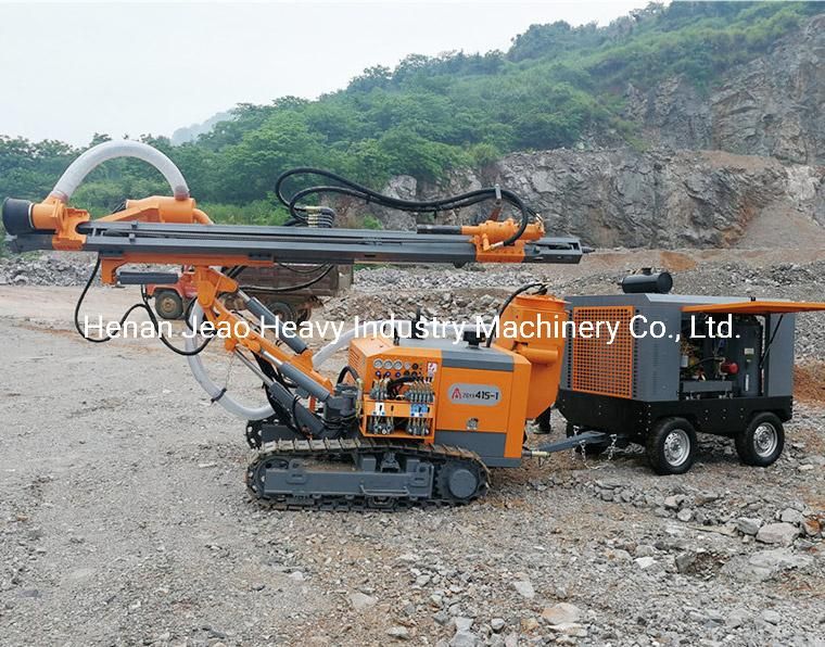 Zgyx415-1 Pneumatic Crawler DTH Drilling Rig with Dust Collector