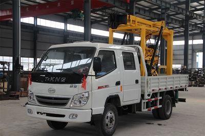 600m Portable Water Well Drilling Rig with Wheels Mounted