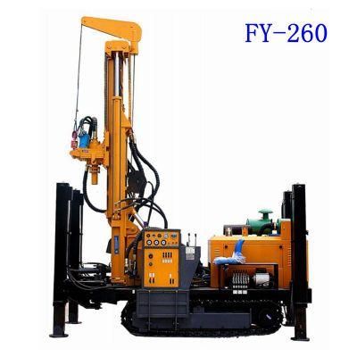 Fy-260 Portable Crawler Full Hydraulic DTH Borehole Water Well Drilling Machine