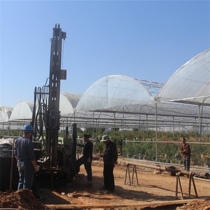 600meters Deep Depth Crawler Hydraulic Hard Rock Water Well Drilling Rig Machine