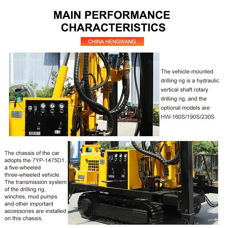 Hot Selling Well Boring Mach Deep Portable DTH Water Well Bore Hole Drilling Rig