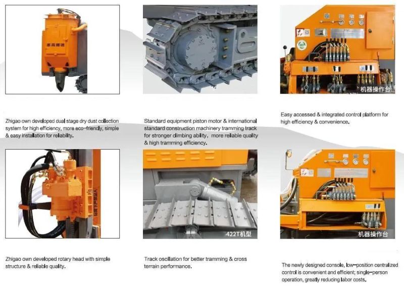 Automatic Crawler Integrated DTH Drilling Rig Mining Equipment