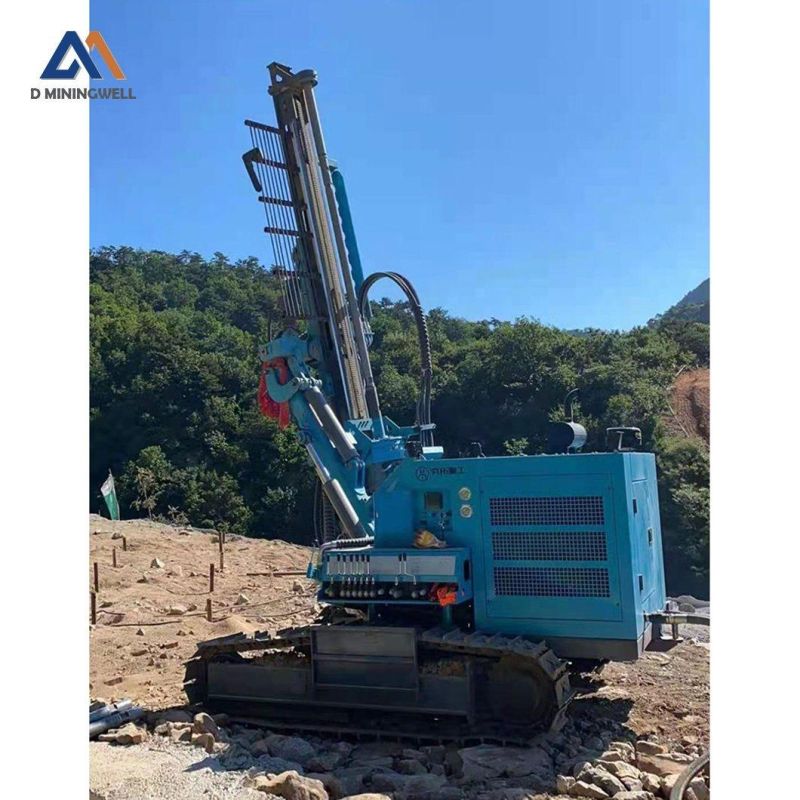 Dminingwell Dust Free Geological Exploration Mining Drilling Machine with Air Compressor