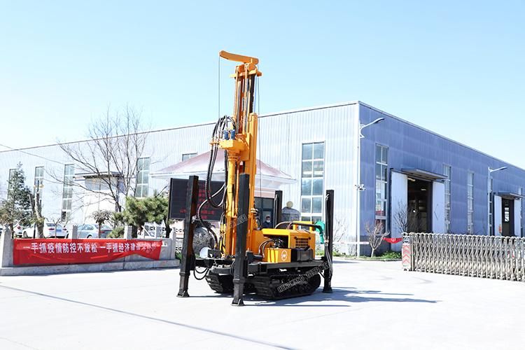 Portable 150m Depth Crawler Type Borewell Water Drilling Rig Prices