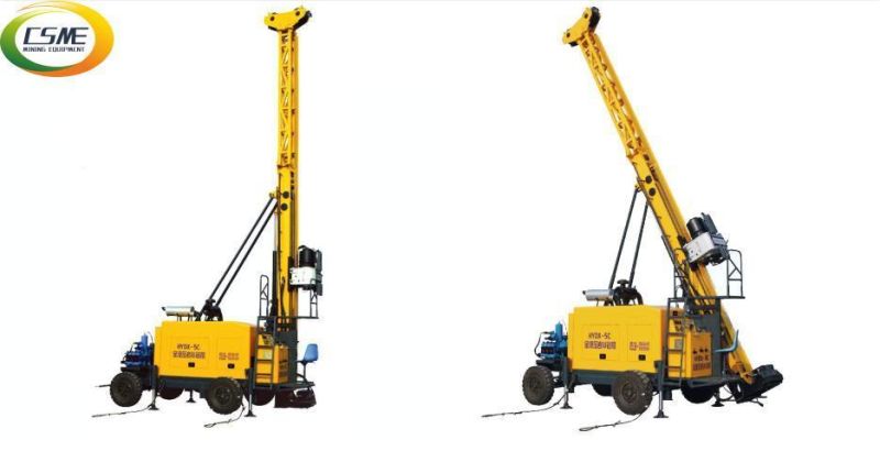 Professional Factory Good Price 100m Diesel Hydraulic Drilling Rig