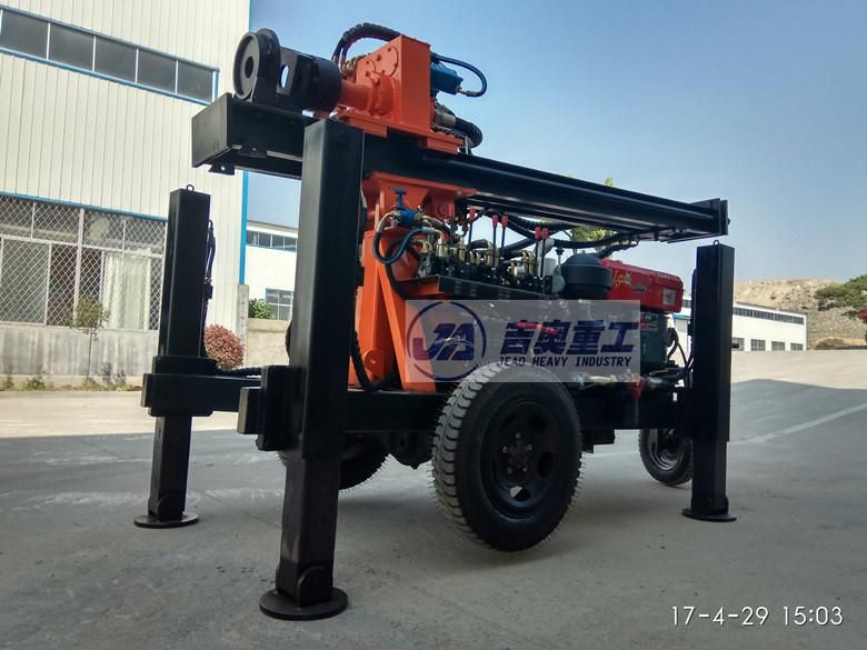 China Manufacturer 130m Portable Water Well Drilling Rig for Marketing