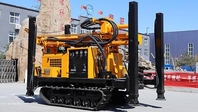 Supply 180mm Drilling Diameter Pneumatic Drill Rig Use for Geothermal Drilling Projects