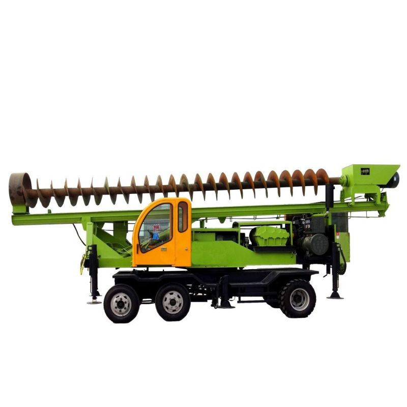 Factory Manufacturer Wheeled 360-8 Hydraulic Rotary Drilling Rig Pile Driver