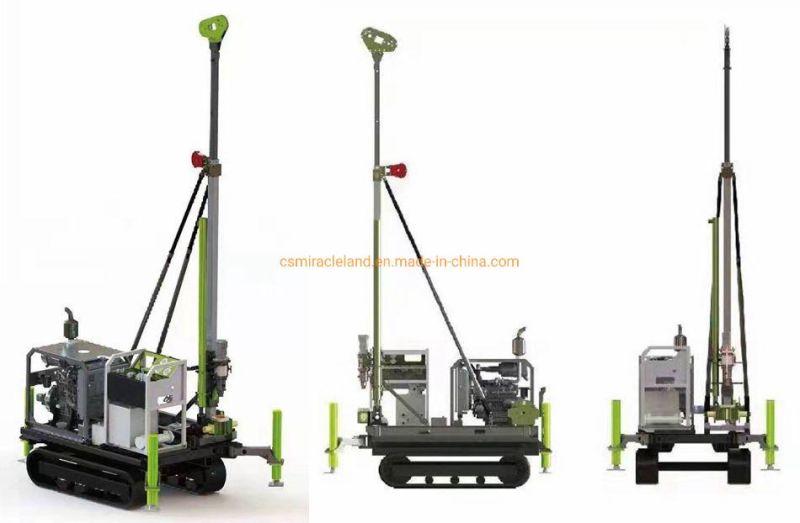 Portable Full Hydraulic Geotechnical /Mining Wireline Exploration Core Drilling Rig