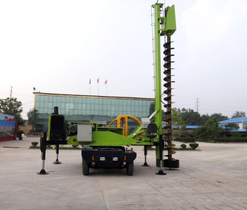 Factory Manufacturer Wheeled 360-6 Hydraulic Rotary Drilling Rig Pile Driver