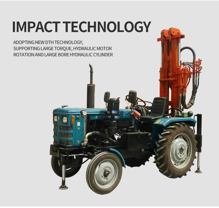 Trailer Mounted DTH Water Well Drilling Rig