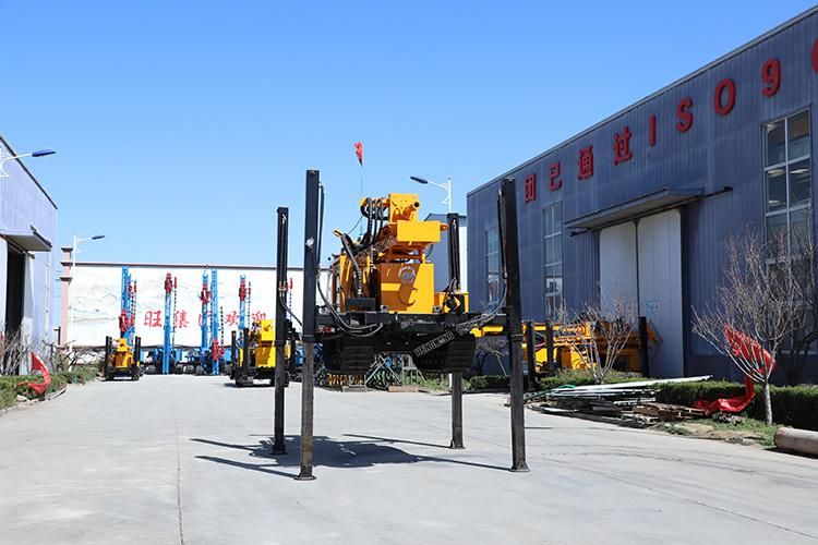 Portable 150m Depth Crawler Type Borewell Water Drilling Rig Prices