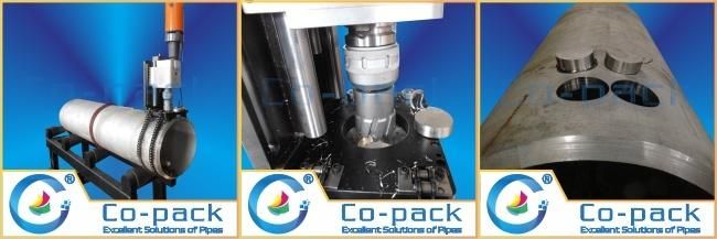Chain Type Plate Tube Pipe Hole Drilling Drill Equipment