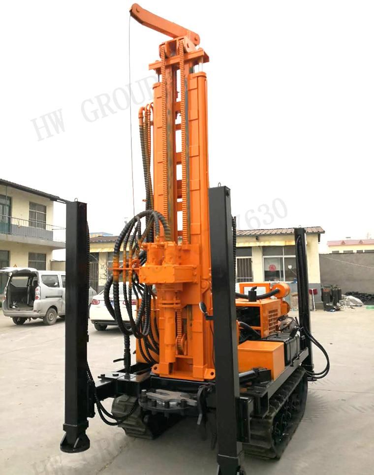 Borehole Pneumatic Rock Drilling Machine with Air Compressor