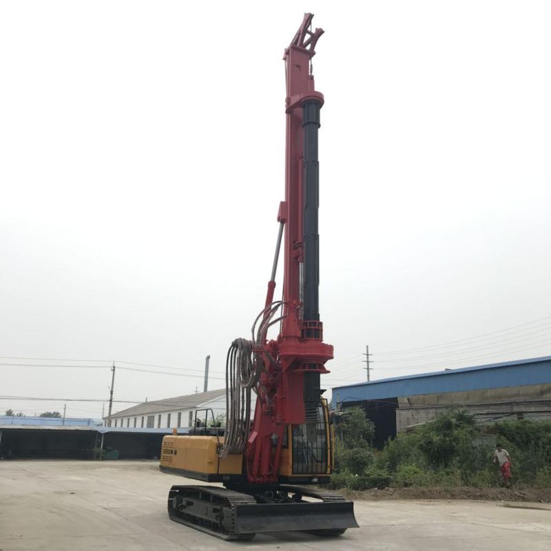 Micro Piling Machine Bored Tractor Portable Crawler Pile Driver High Quality Drilling Dr-90 Rig for Free Can Customized