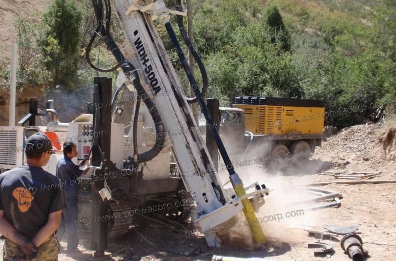 Wdh-500 Hydraulic DTH Water Well Drilling Rig