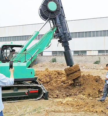 Hf360-16 Full Hydraulic Trailer 18m Crawler Rotary Drilling Rig