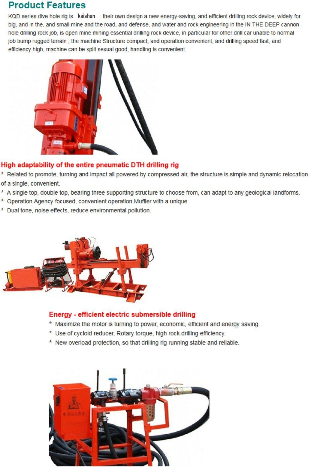 KAISHAN KQD165Z 50m Depth Electric DTH Water Drilling