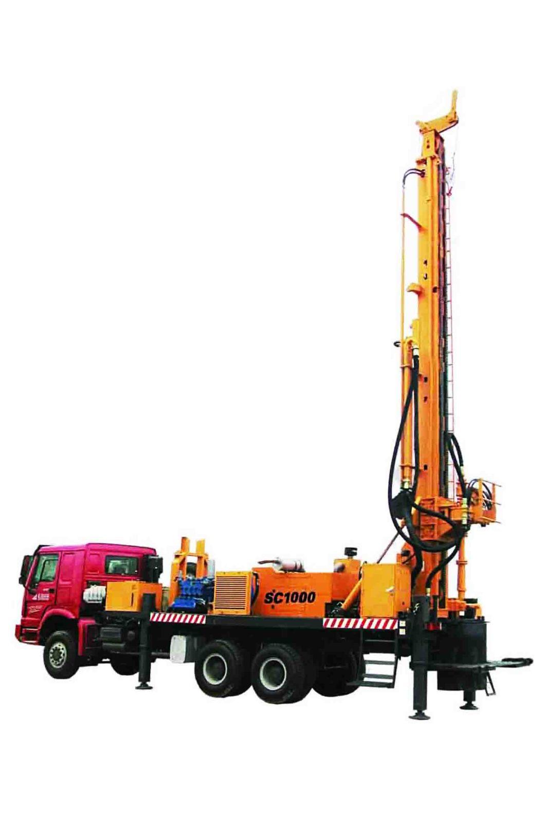 1000 Depth Water Well Drilling Machine for Air DTH Drilling