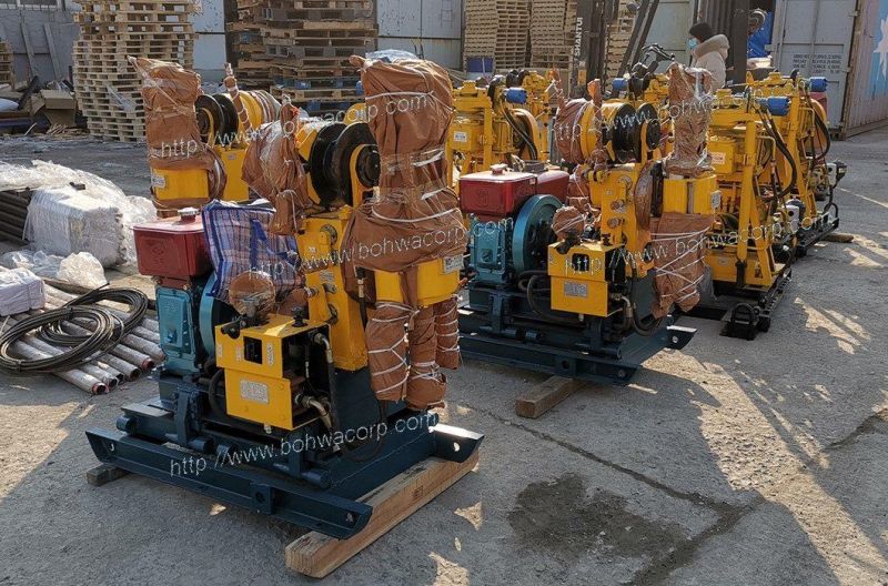 Portable 100-150m Soil Investigation Spt Geotechnical Borehole Drilling Rig