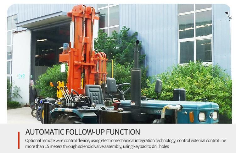 Tractor Mounted Diesel Water Well Rock Drilling Machine Water Well Drilling Rig