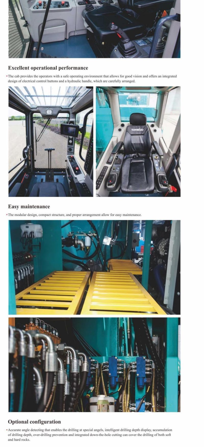 Sunward Swde120A Down-The-Hole Drill Truck Mounted Borehole Drilling Rig Prices at Good Price