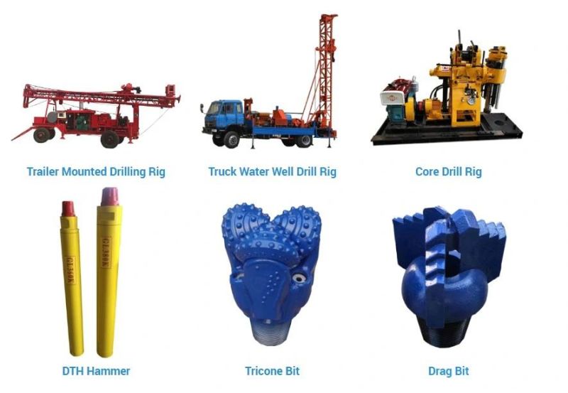 Tracked Mounted Water Well Drilling Ground Water Drilling Machine