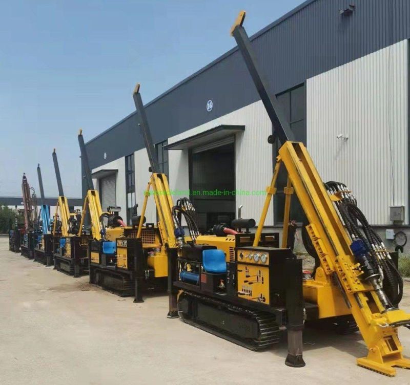 Crawler Portable Full Hydraulic Power Head Wireline Core Drilling Rig (YDX-500GL)