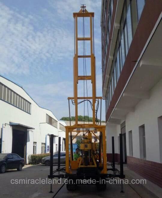 Crawler Mounted Hydraulic Mud Rotary Borehole Water Well Core Drilling Rig Price (YZJ-200Y)