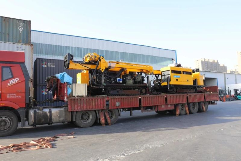 Mobile 1000m Portable Crawler Water Well Core Sample Drilling Rig