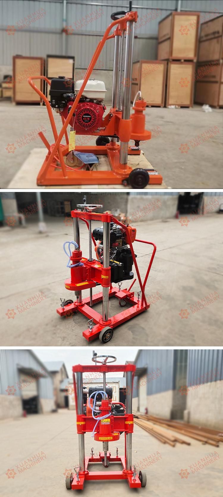 Gasoline Powered Pavement Punch Asphalt Core Drill Gasoline Drilling Machine