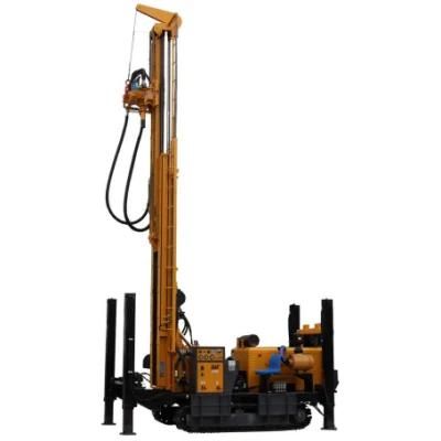 Full Hydraulic Crawler Mounted 450m Water Well Drilling Rig /Borehole Machine