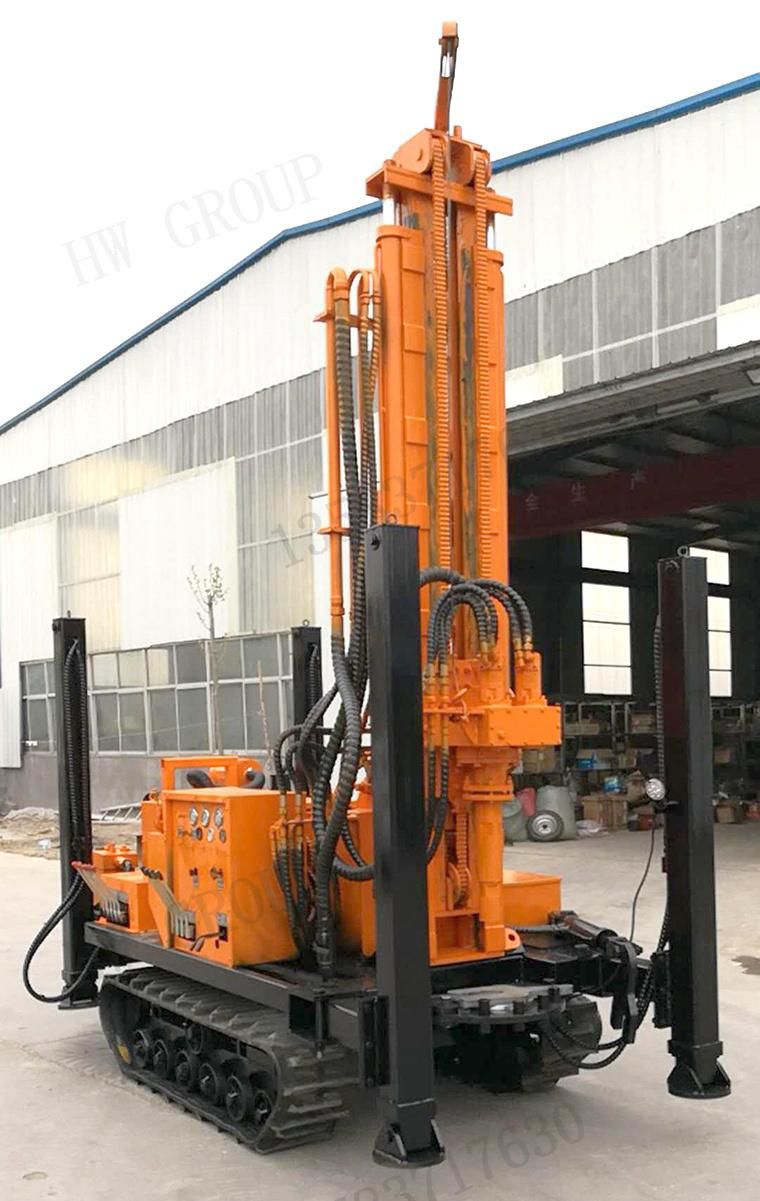 Borehole Pneumatic Rock Drilling Machine with Air Compressor