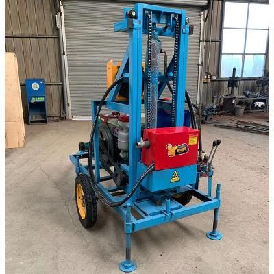 80-120m Deep Hydraulic Borehole Water Well Drilling Rig Machine