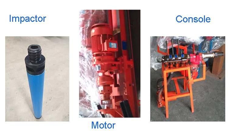 Electric DTH Drilling Rig Drill with Air Compressor