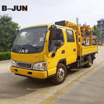 200m Vehicle-Mounted Drilling Rig Diamond Core Drill Machine with AC