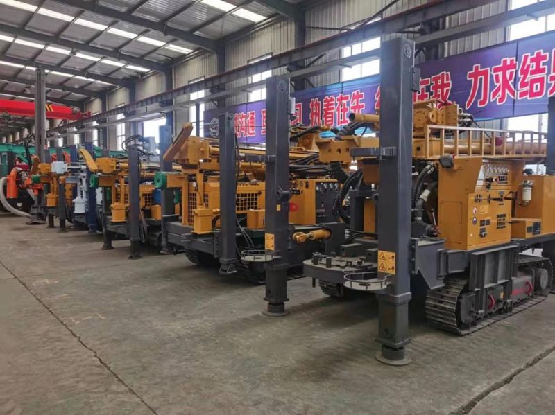 300m Portable Crawler Hydraulic DTH Rock Borehole Drill Machine/Water Well Drilling Rig