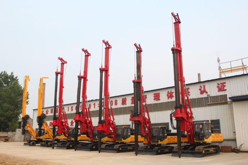 Small Crawler Hydraulic Rotary Drill/Drilling Rig for Foundation Engineering/Water Well/Mining Exploration Excavating/Geotachnial Construction Equipment Dr-120