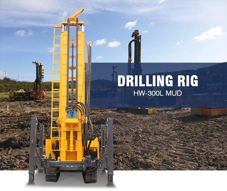 Crawler Water DTH Well Pnuematic Mudair Drilling Rig Machine