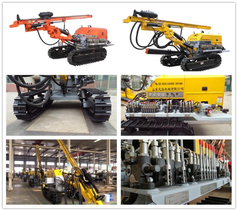 Crawler Portable Quarry Mineral Drilling Machine for Hard Rock Mining G140yf