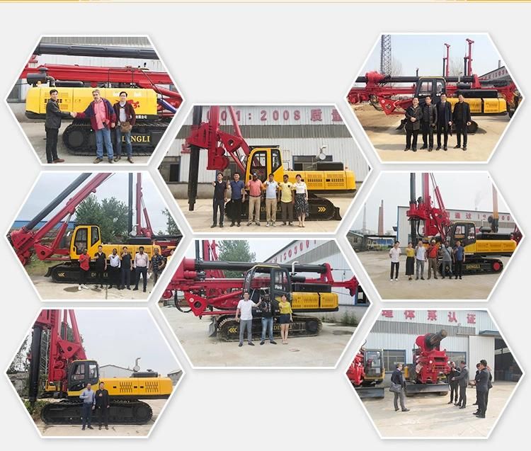 Dr-130 Piling Driving Small Portable Hydraulic Auger Driver Portable Drilling Rig
