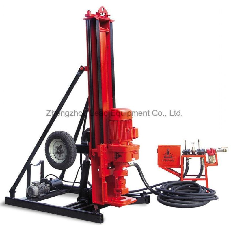 Small Portable Borehole Mining Hydraulic Hard Rock Drilling Machine