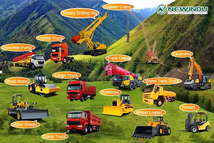 China Sr405r-W10 Rotary Drilling Rig with 106m Pile Depth Newindu