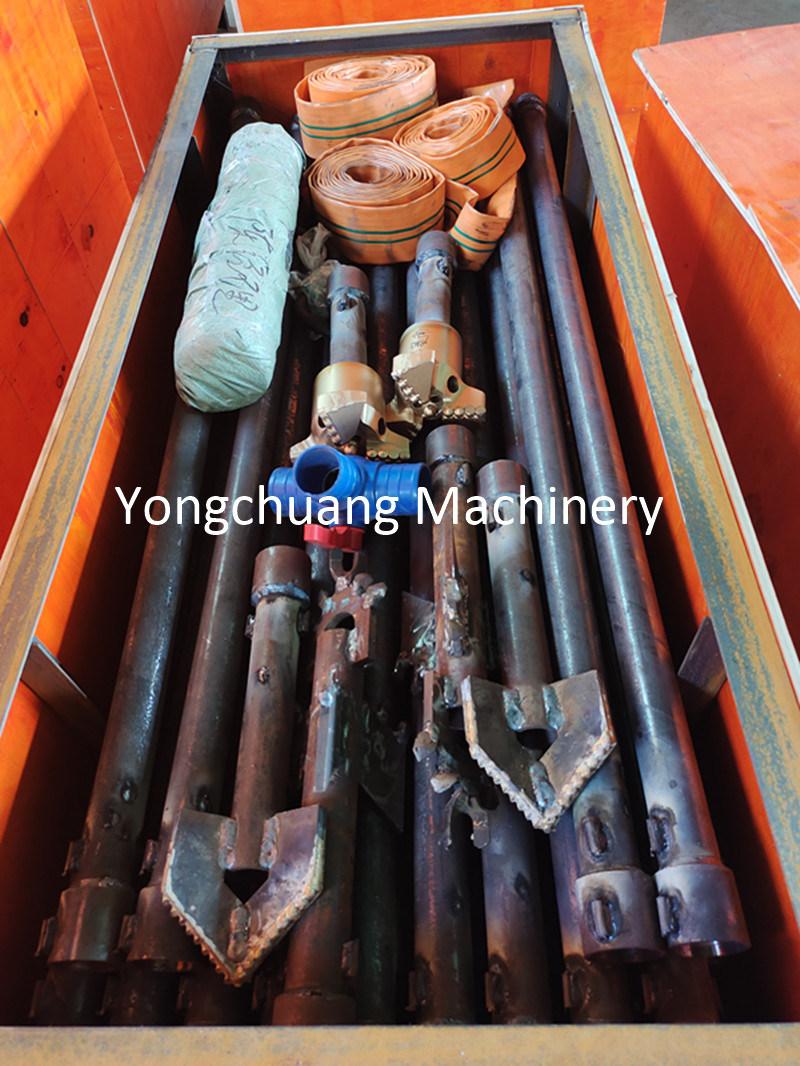 Hydraulic Diesel Type of Drilling Equipment with Drill Pipe and Drill Bit