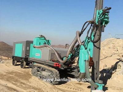 Hfg-45 Superior Technical Environment Friendly DTH Drilling Rig with Air Compressor