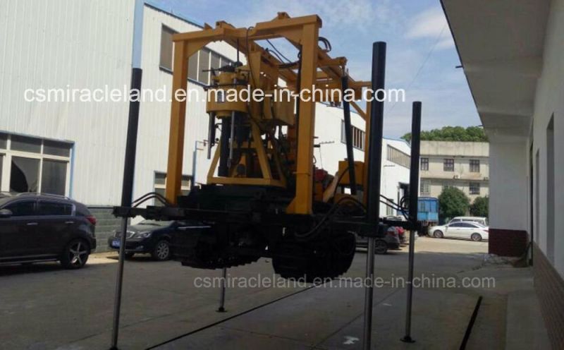 Crawler Mounted Hydraulic Mud Rotary Borehole Water Well Core Drilling Rig Price (YZJ-200Y)