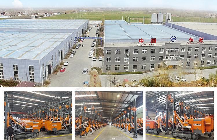 Drill Depth 30m Quarry Rock Blasting Hole Rock Drilling Rig Machine with 58kw Adjustable Rotary Speed DTH Surface Drill Rig