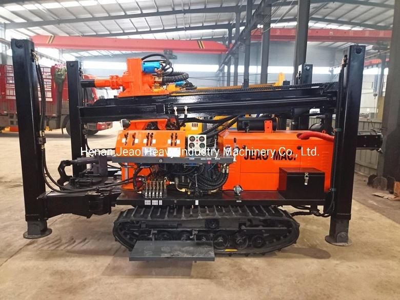 200m Multifunctional Hydraulic DTH Crawler Water Well Drilling Rig