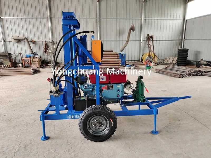 Hydraulic Water Well Drilling Rig for 100m~200m