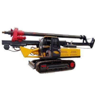 35m Rotary Hydraulic Water Well Drilling Rig Machine for Mud and DTH Borehole Drilling